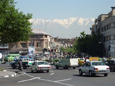 Hlavní msto Íránu Teherán.