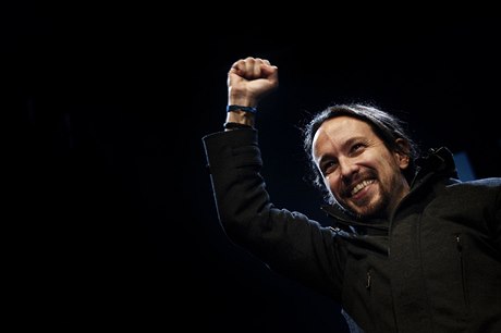 Velký úspch pro rebely. Pablo Iglesias, éf protestního hnutí Podemos, ml...