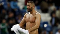 Karim Benzema z Realu Madrid.