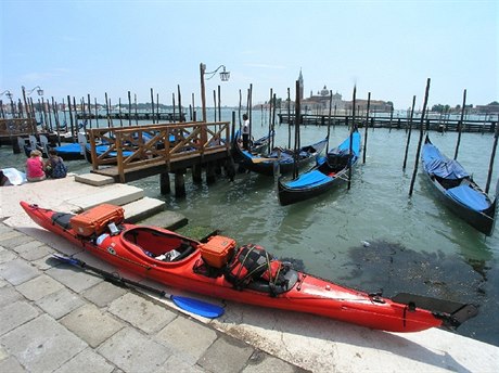 Kanály v Benátkách trápí nedostatek vody - ilustraní foto.