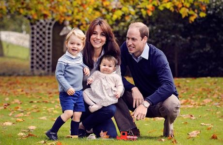 Princ William s rodinou.