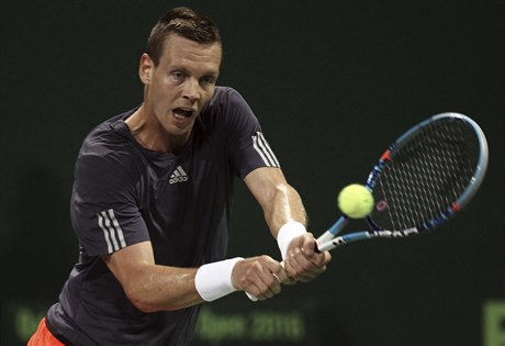 Tomá Berdych nestail na Djokovie ani na turnaji v Dauhá.