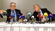 Peter Guzmický a Miloslav Ransdorf na tiskové konferenci 7. ledna. Vysvětlovali... | na serveru Lidovky.cz | aktuální zprávy