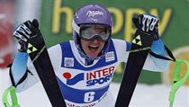 Šárka Strachová v cíli slalomu v Santa Caterině. | na serveru Lidovky.cz | aktuální zprávy