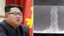 Kim Čong-un a exploze vodíkové bomby (ilustrační snímek). | na serveru Lidovky.cz | aktuální zprávy