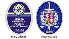 Starý a nový odznak Kriminální policie