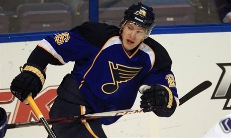 Dmitrij Jakin v dresu St. Louis Blues