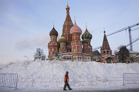 Ruská metropole elí náporu zimního poasí,