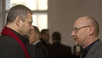 Petr Kutil (vpravo) a jeho advokát Vlastimil Rampula. | na serveru Lidovky.cz | aktuální zprávy