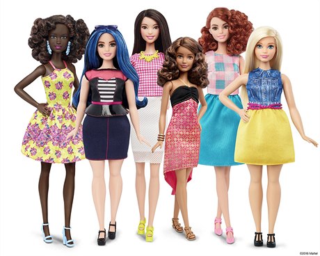 Ke klasické Barbie se nyní pipojily nové varianty panenek se temi rznými...