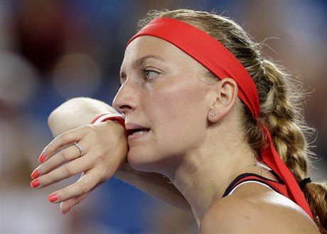 Zklamání. Petra Kvitová se louí s Australian Open u po 2. kole.