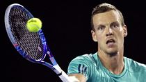 Tom Berdych na Australian Open.