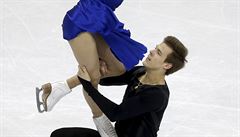 Ruský tanení pár Victoria Sinicinová and Nikita Kacalapov