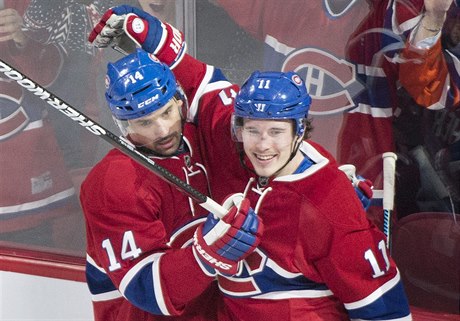 Tomá Plekanec a Brendan Gallagher.