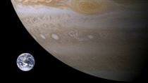 Jupiter v porovnání se Zemí | na serveru Lidovky.cz | aktuální zprávy