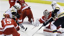 Petr Mrázek nevychytal pět střel, přesto Detroit vyhrál 6:5. | na serveru Lidovky.cz | aktuální zprávy