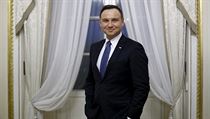 Polský prezident Andrzej Duda v prezidentském paláci ve Varšavě Polský prezident Andrzej Duda v prezidentském paláci ve Varšavě