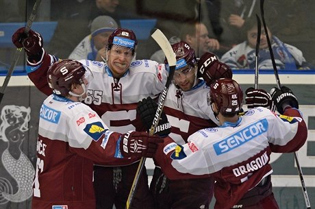 Hokejisté Sparty v play-off jet se Zlínem neprohráli jedinou sérii.