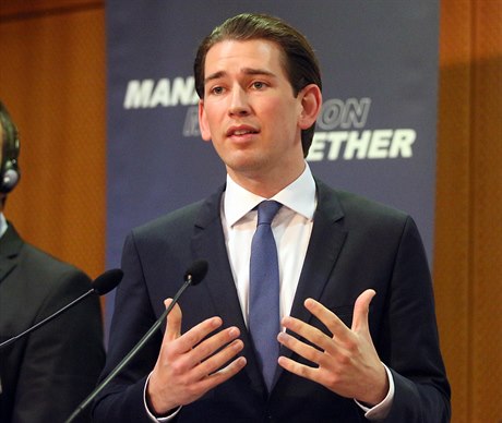 Rakouský ministr zahranií Sebastian Kurz.