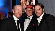 Režisér Ron Howard, závodník Niki Lauda a jeho herecký představitel Daniel... | na serveru Lidovky.cz | aktuální zprávy
