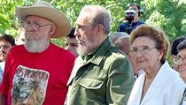 Kubnsk prezident Fidel Castro, jeho bratr Ramon sestry Angelina a Agustina...