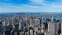 Pohled na New York. Pohled na New York.