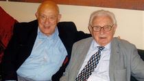 Hugo Marom (vlevo), a NIcholas Winton (vpravo) | na serveru Lidovky.cz | aktuální zprávy