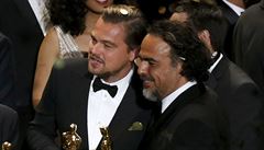 Leonardo DiCaprio a reisér filmu Zmrtvýchvstání Alejandro González Iárritu.
