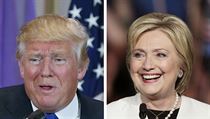 Trump a Clintonov - favoriti mezi uchazei o keslo v Blm dom.