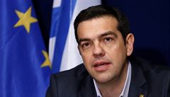 ecký premiér Tsipras na summitu v Bruselu