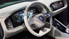 Interiér konceptu SUV od koda Autu s oznaením VisionS.