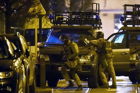 Policejní razie v Bruselu - ilustraní foto