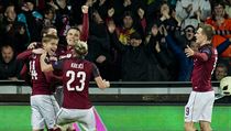 vodn utkn osmifinle fotbalov Evropsk ligy: Sparta Praha - Lazio m, 10....