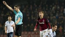 vodn utkn osmifinle fotbalov Evropsk ligy: Sparta Praha - Lazio m.