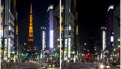 Tokyo Tower není bhem Hodiny Zem tém vidt