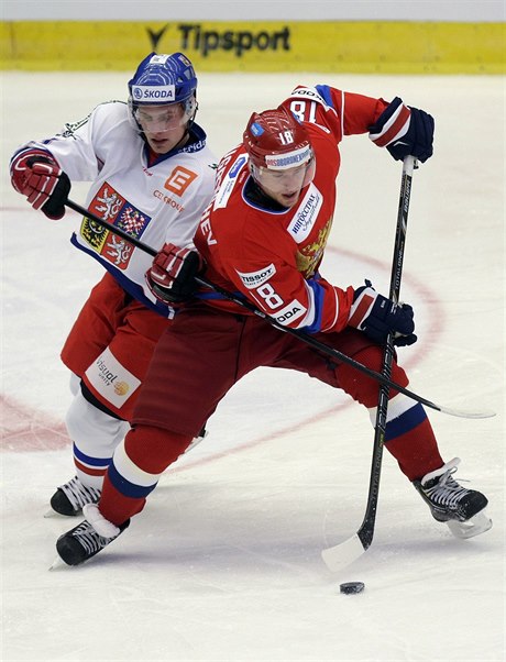 Vladimír Sobotka v souboji s Rusem Kugryevem.