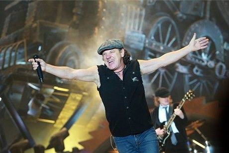 Brian Johnson, zpvák kapely AC/DC.