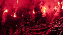 Utkn 22. kola prvn fotbalov ligy: AC Sparta Praha - SK Slavia Praha, 20....