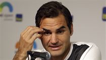 Roger Federer na tiskovce před turnajem v Miami. | na serveru Lidovky.cz | aktuální zprávy
