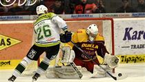 Utkn 1. kola bare o hokejovou extraligu HC Energie Karlovy Vary - HC Dukla...