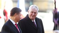 Prezident České republiky Miloš Zeman a čínský prezident Si Ťin-pching. | na serveru Lidovky.cz | aktuální zprávy