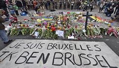 Je suis Bruxelles - Jsem Brusel. Pieta za obti úterního teroru v centru...