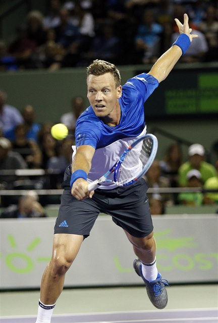 Tomá Berdych prohrál ve tvrtfinále turnaje Masters v Miami se svtovou...