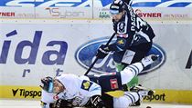 Prvn utkn semifinle play off hokejov extraligy Bl Tygi Liberec - BK...