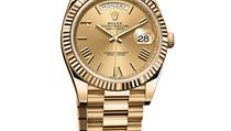 Prv rolexky Oyster Perpetual Day-Date byly prvn hodinky, kter zobrazily...