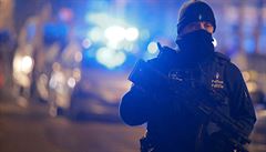 Belgický policista ve tvrti Schaerbeek
