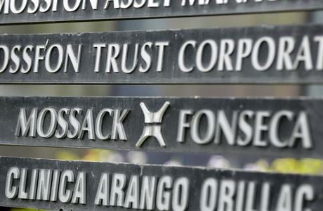 Logo spolenosti Mossack Fonseca, pedního svtového hráe na poli offshorových...