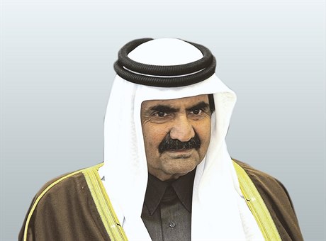 Katarský emír Hamad bin Khalifa Al Thani