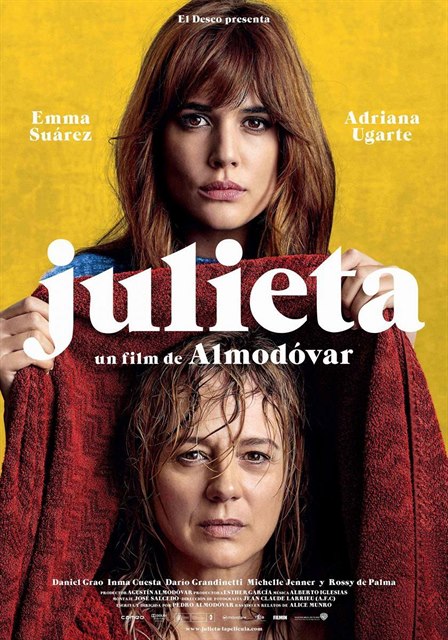 Plakát k novému filmu Pedra Almodóvara Julieta.