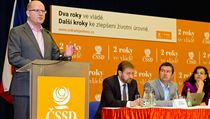 Premiér a předseda ČSSD Bohuslav Sobotka na zasedání Ústředního výkonného... | na serveru Lidovky.cz | aktuální zprávy